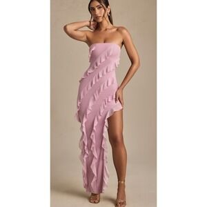 Oh Polly | Dresses | Oh Polly Ruffle Trim Maxi Dress | Poshmark